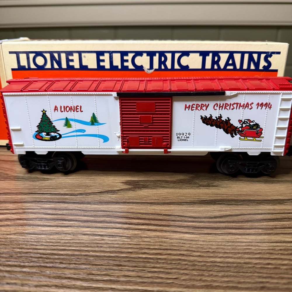Open Box, Lionel Electric Trains Christmas 1994 Car-Like New